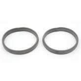 Mouwophouders | antraciet zilver | diameter 7 cm | per paar Mouwophouders MOUWOPHOUDER - DONKER - ZILVER